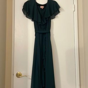 Show Me Your MuMu Jess Ruffle Midi Dress